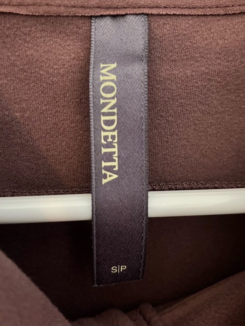 Chocolate Brown Fleece Zip Up - Picture 3 of 4